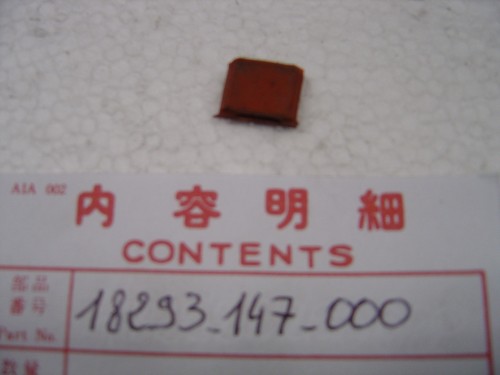 Gummi auspuffgitter honda - gummi,
