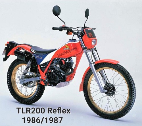 Honda tlr200 reflex xl125 - honda, reflex,